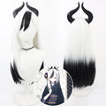 Cosplay Wigs Kayoko Onikata Blue Archive White Dyed Black Wigs