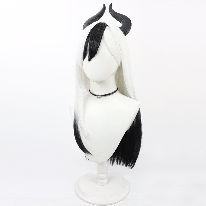 Cosplay Wigs Kayoko Onikata Blue Archive White Dyed Black Wigs