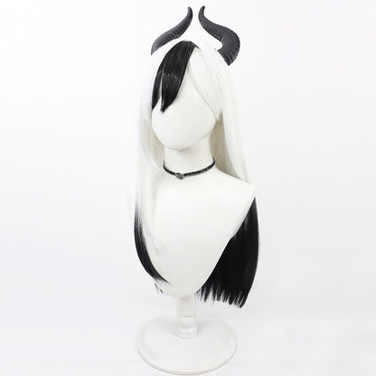 Cosplay Wigs Kayoko Onikata Blue Archive White Dyed Black Wigs