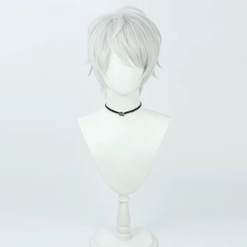 Cosplay Wigs Kevin Kaslana Silver Wigs Honkai Impact 3rd