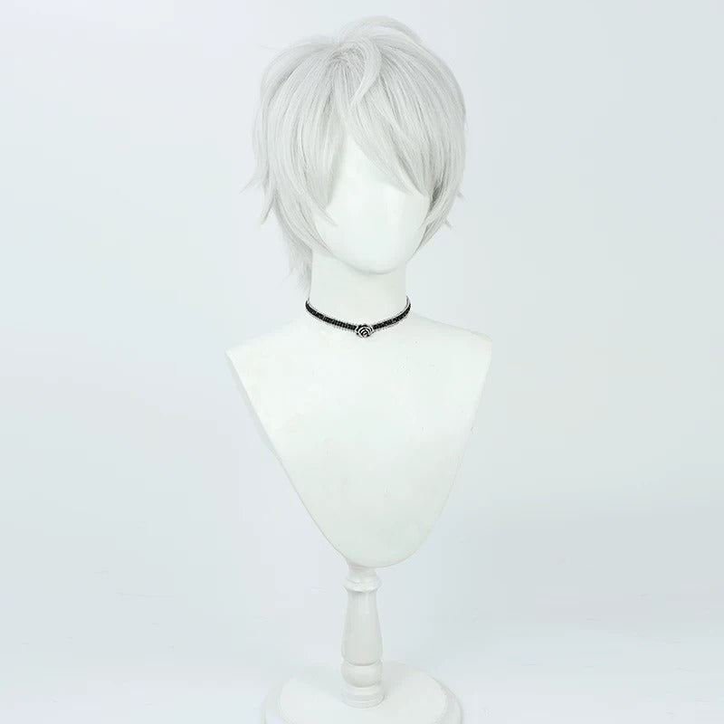 Cosplay Wigs Kevin Kaslana Silver Wigs Honkai Impact 3rd