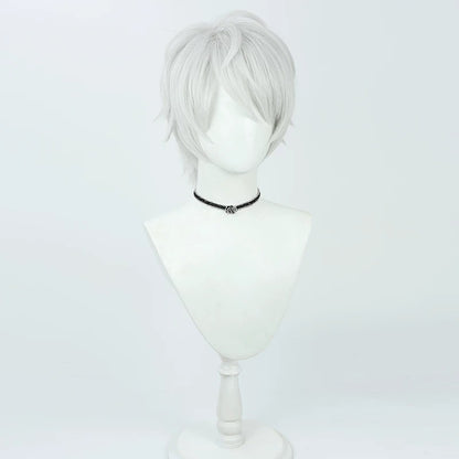 Cosplay Wigs Kevin Kaslana Silver Wigs Honkai Impact 3rd