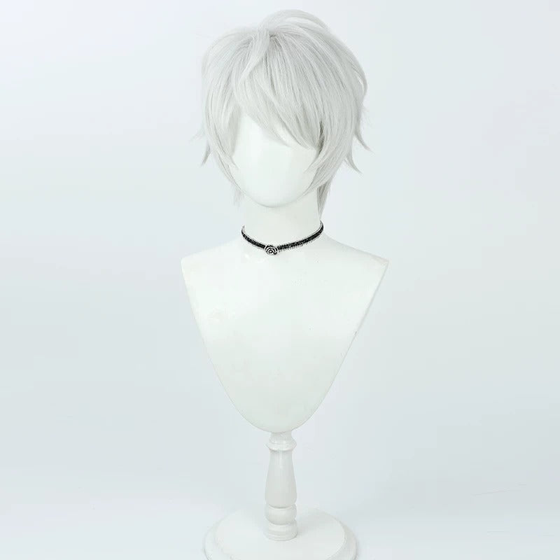 Cosplay Wigs Kevin Kaslana Silver Wigs Honkai Impact 3rd