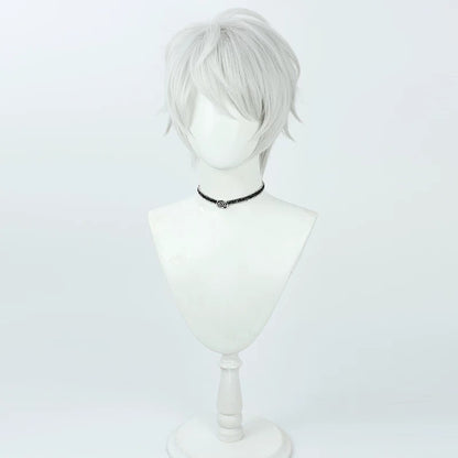 Cosplay Wigs Kevin Kaslana Silver Wigs Honkai Impact 3rd