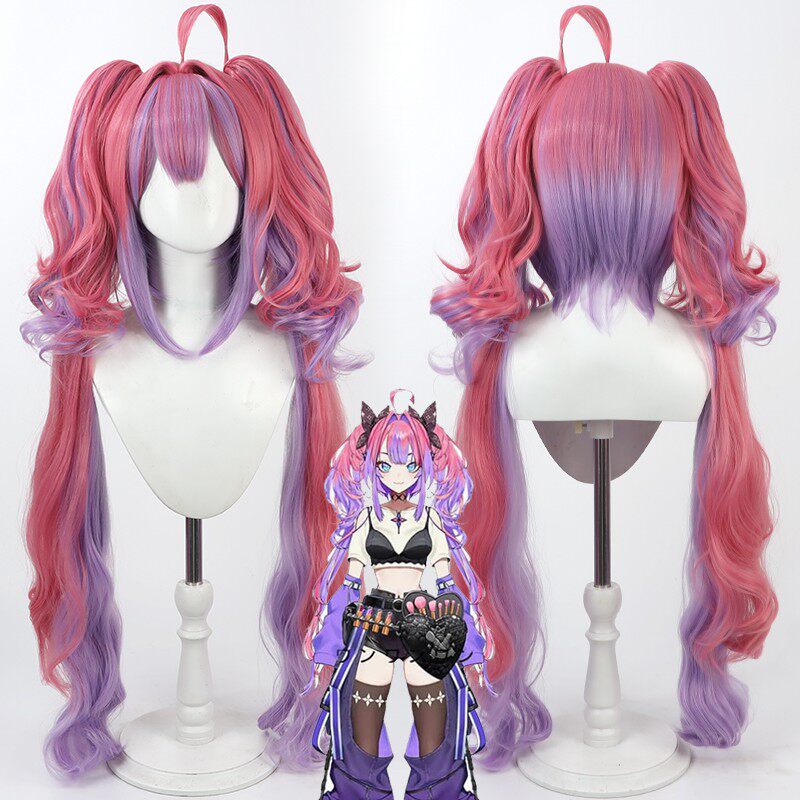 Cosplay Wigs Kikirara Vivi Hololive VTuber Wigs