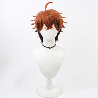 Cosplay Wigs Kitami Yusei Gradient Flip Fluffy Wigs NIJISANJI Newcomer