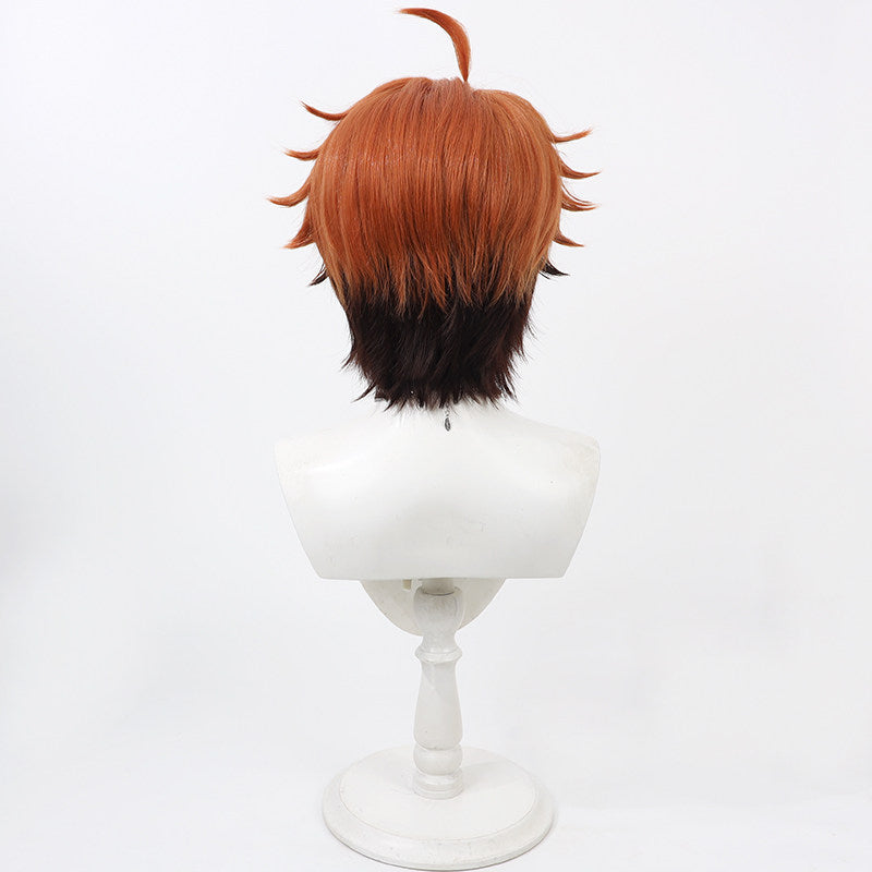 Cosplay Wigs Kitami Yusei Gradient Flip Fluffy Wigs NIJISANJI Newcomer