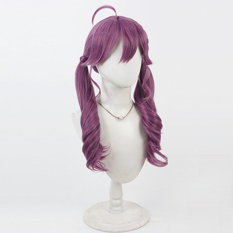 Cosplay Wigs Kizuki Academy Kaya Rinha Double Braids Shiny Colors
