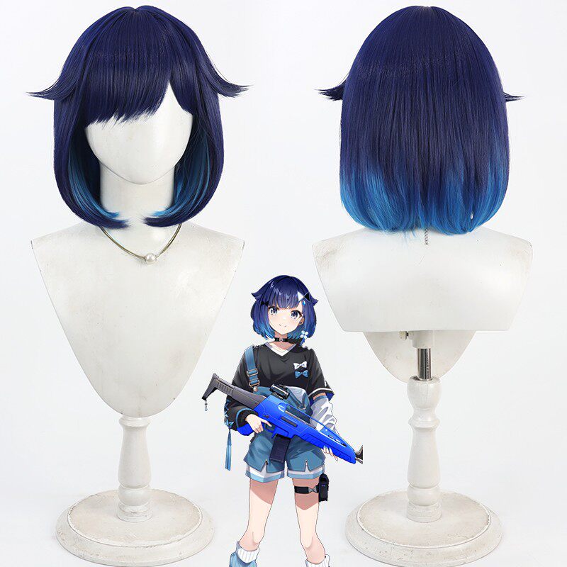 Cosplay Wigs Kokage Tsumugi Gradient Wigs VSPO! VTuber