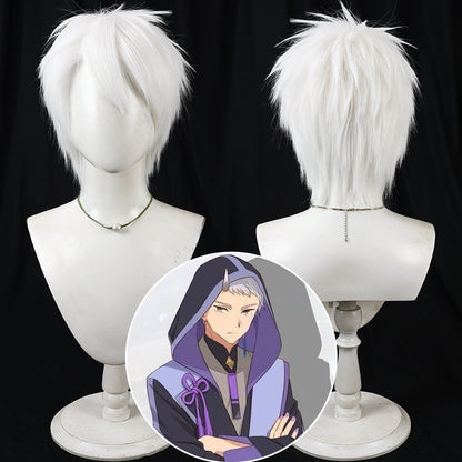 Cosplay Wigs Komazawa Rai Silver Short Wigs Cosmic Princess Kaguya!