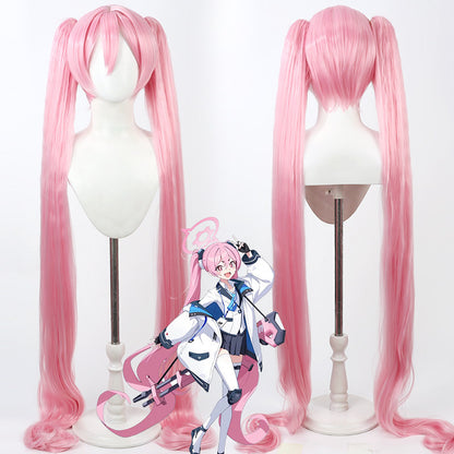 Cosplay Wigs Koyuki Kurosaki Pink Short Pony Wigs Blue Archive