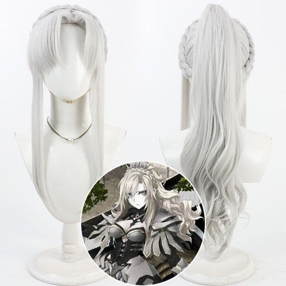 Cosplay Wigs Kriemhild Fate/Grand Order Silver Wigs