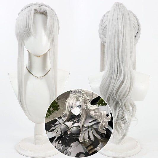 Cosplay Wigs Kriemhild Fate/Grand Order Silver Wigs