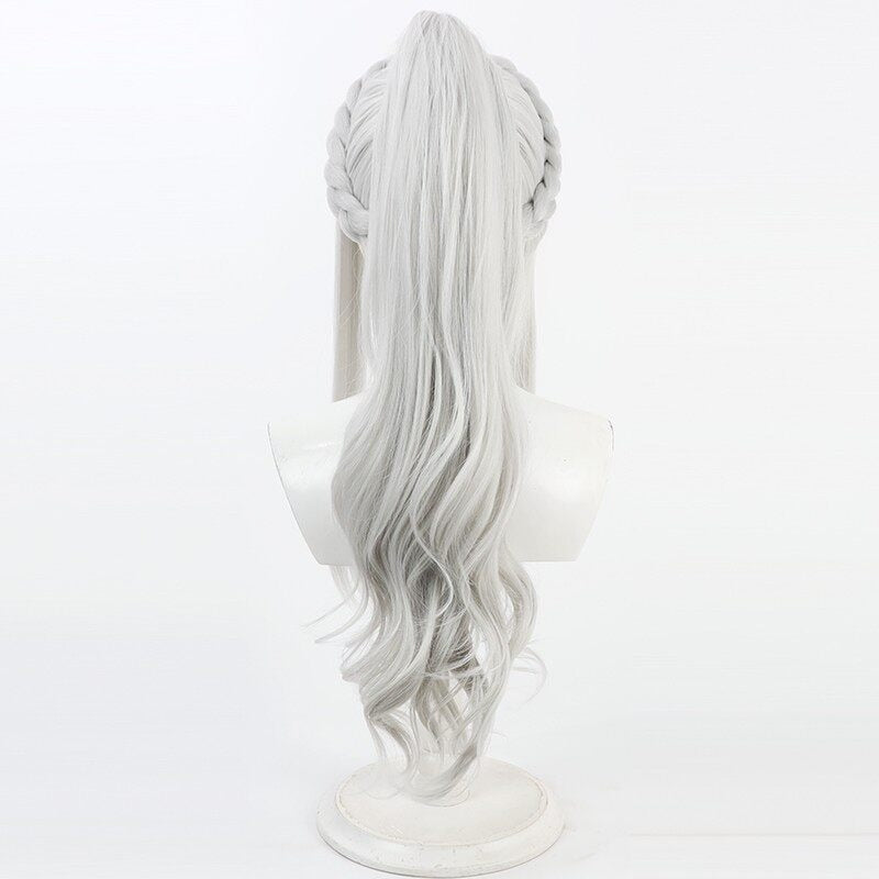 Cosplay Wigs Kriemhild Fate/Grand Order Silver Wigs