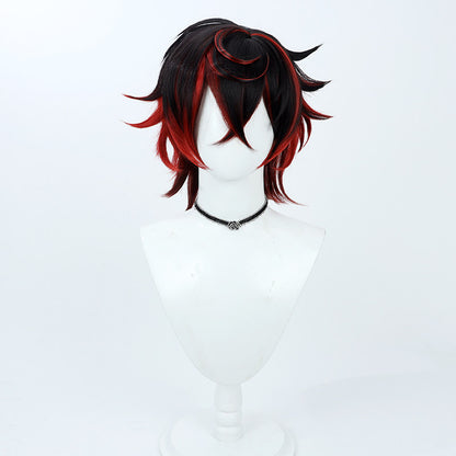 Cosplay Wigs Kuro Kurenai Black Red Wigs VShojo VTuber