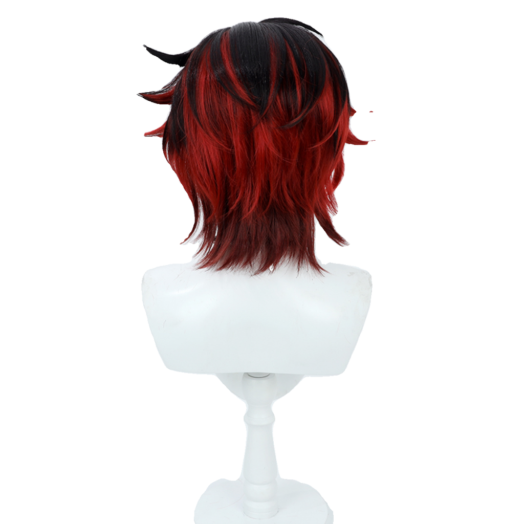 Cosplay Wigs Kuro Kurenai Black Red Wigs VShojo VTuber