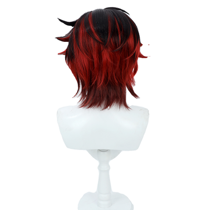 Cosplay Wigs Kuro Kurenai Black Red Wigs VShojo VTuber