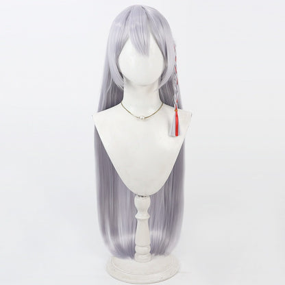 Cosplay Wigs Kurodate Haruna Silver Hair Blue Archive