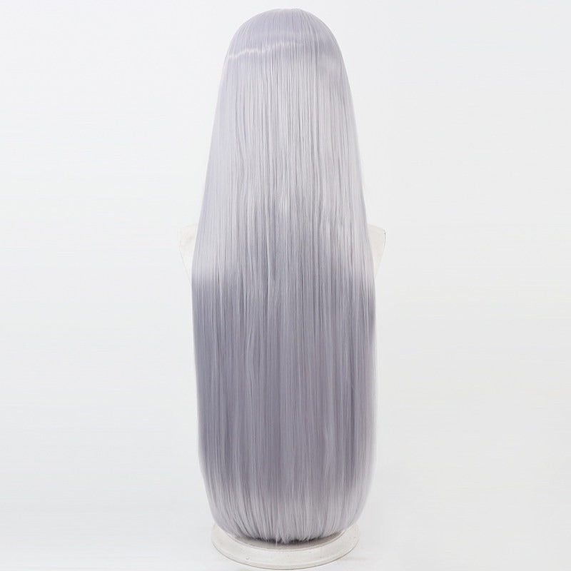 Cosplay Wigs Kurodate Haruna Silver Hair Blue Archive