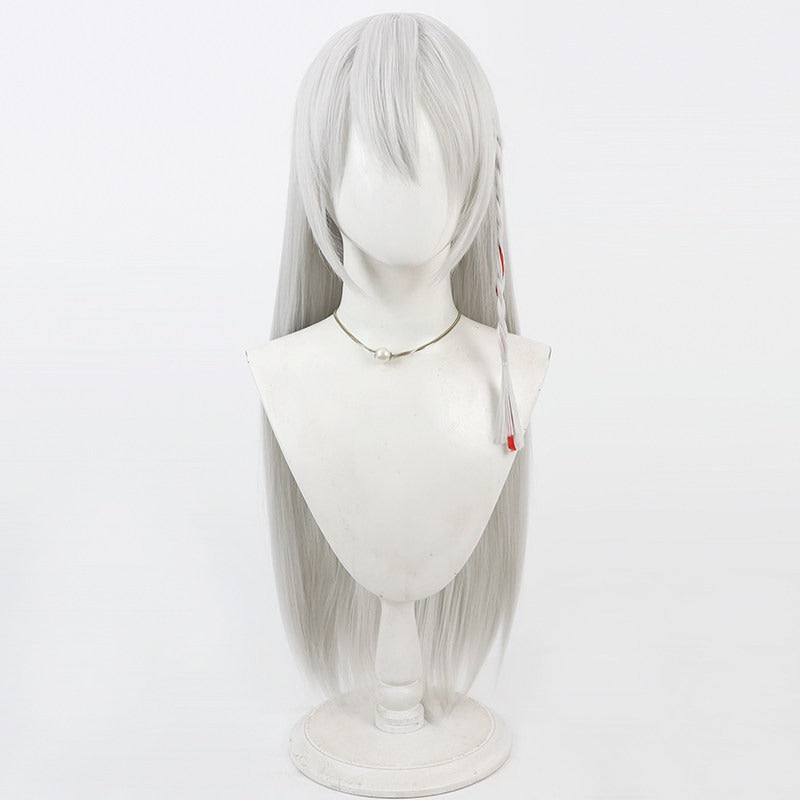 Cosplay Wigs Kurodate Haruna Silver Hair Blue Archive