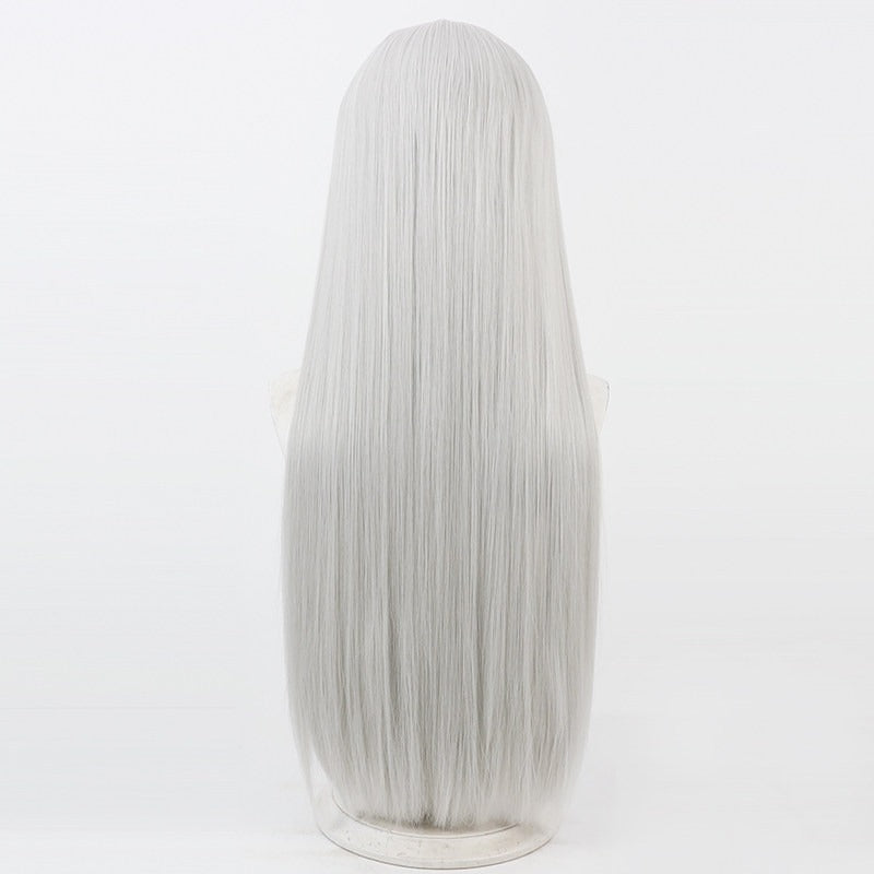 Cosplay Wigs Kurodate Haruna Silver Hair Blue Archive