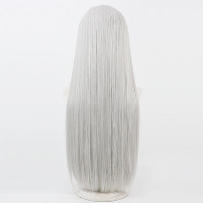 Cosplay Wigs Kurodate Haruna Silver Hair Blue Archive