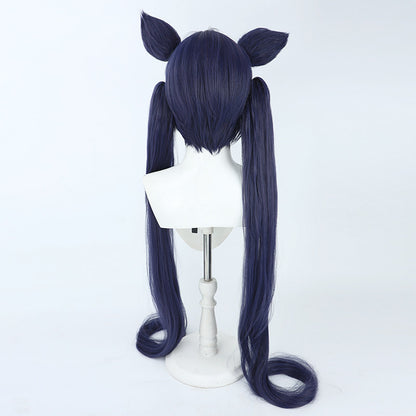 Cosplay Wigs Kuromi Serika Dark Blue Wigs Blue Archive