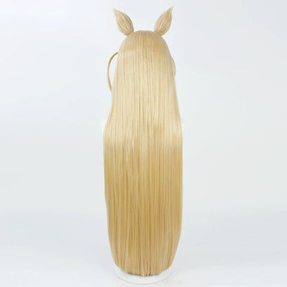 Cosplay Wigs Kurumi Fox Squad Pale Gold Wigs Blue Archive