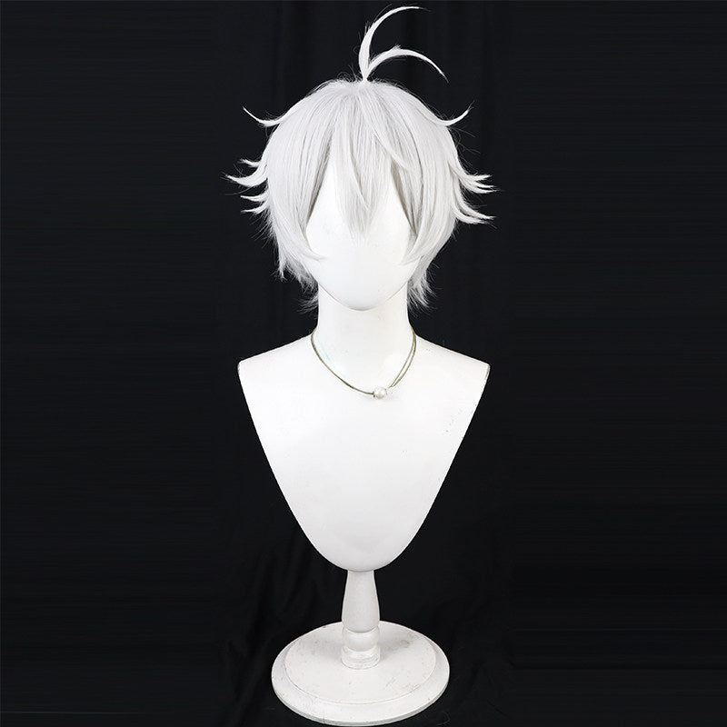 Cosplay Wigs Kuzuha Sailor Outfit Silver Flip Wigs NIJISANJI VTuber