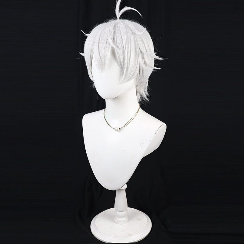 Cosplay Wigs Kuzuha Sailor Outfit Silver Flip Wigs NIJISANJI VTuber
