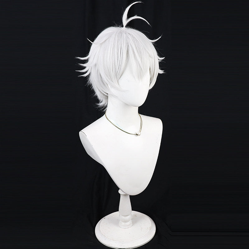 Cosplay Wigs Kuzuha Sailor Outfit Silver Flip Wigs NIJISANJI VTuber