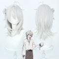 Cosplay Wigs Kuzuha Silver Integrated Wigs New Outfit NIJISANJI VTuber