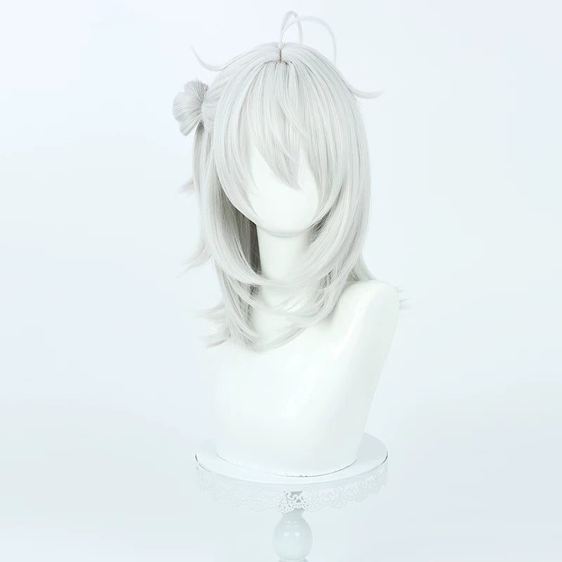 Cosplay Wigs Kuzuha Silver Integrated Wigs New Outfit NIJISANJI VTuber