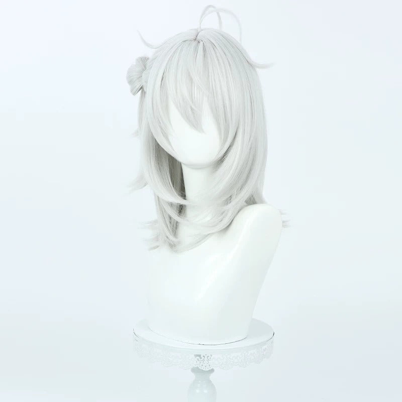 Cosplay Wigs Kuzuha Silver Integrated Wigs New Outfit NIJISANJI VTuber