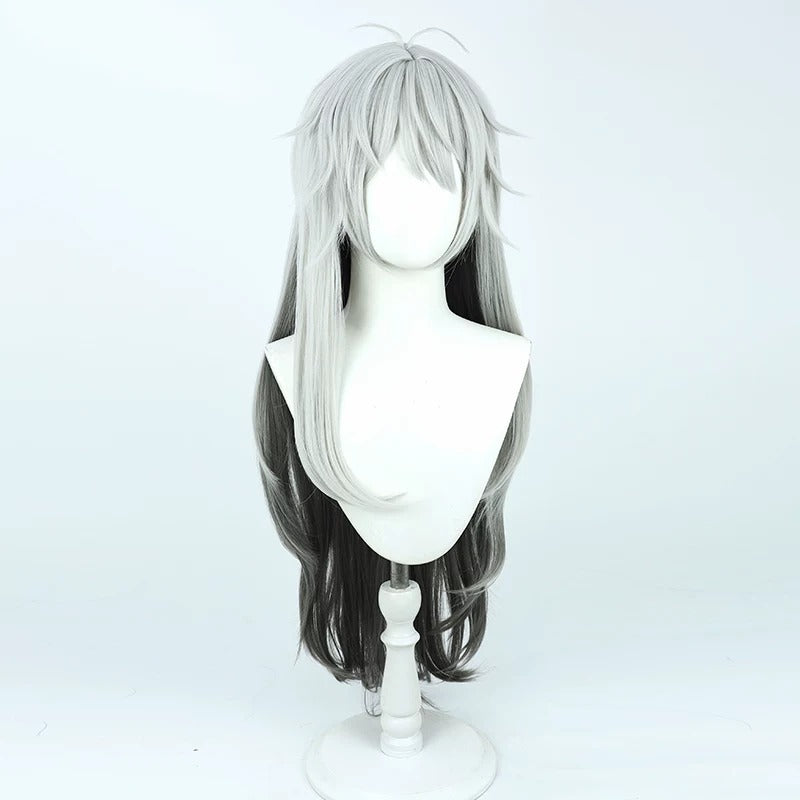 Cosplay Wigs Lappland Silver Grey Long Hair Arknights