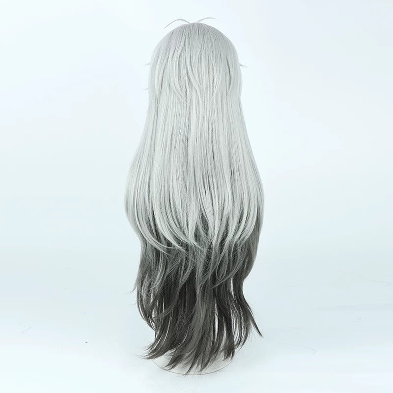 Cosplay Wigs Lappland Silver Grey Long Hair Arknights