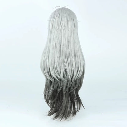 Cosplay Wigs Lappland Silver Grey Long Hair Arknights
