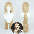 Cosplay Wigs Loughshinny Incantation Medic Pale Gold Wigs Arknights