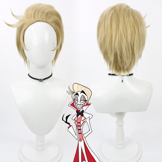 Cosplay Wigs Lucifer Morningstar Hazbin Hotel Cos Wigs