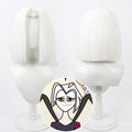 Cosplay Wigs Lute Hazbin Hotel White Wigs