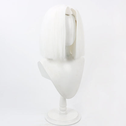 Cosplay Wigs Lute Hazbin Hotel White Wigs