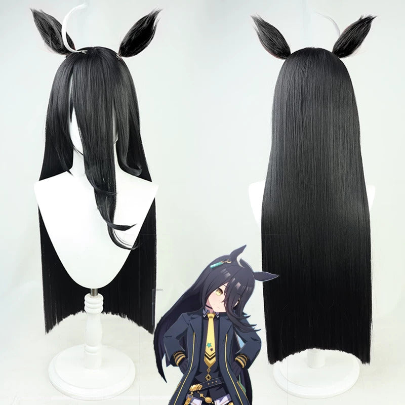 Cosplay Wigs Manhattan Cafe Pretty Derby Black Tail