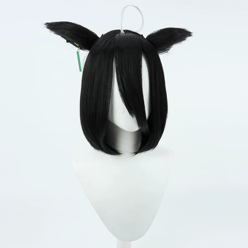Cosplay Wigs Manhattan Cafe Short Anime Version Black Wigs Pretty Derby