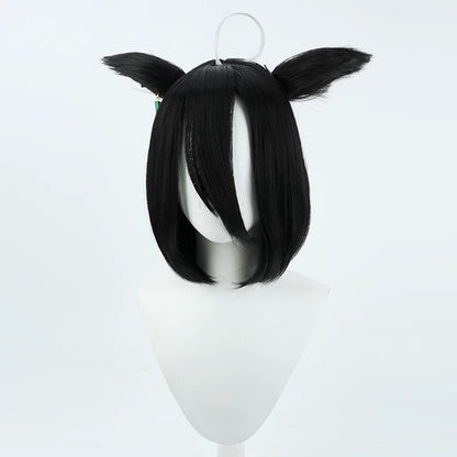 Cosplay Wigs Manhattan Cafe Short Anime Version Black Wigs Pretty Derby