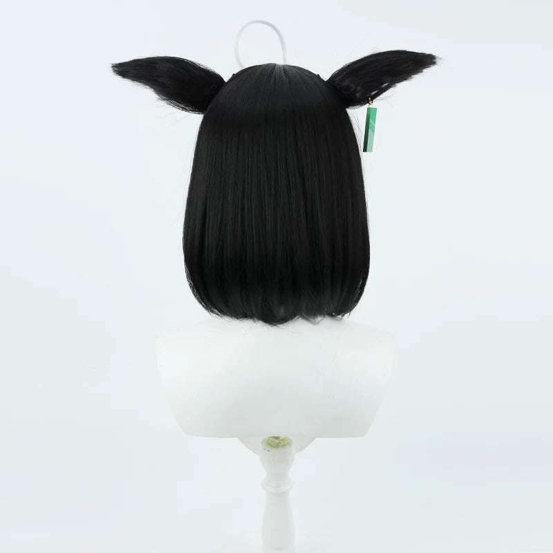 Cosplay Wigs Manhattan Cafe Short Anime Version Black Wigs Pretty Derby