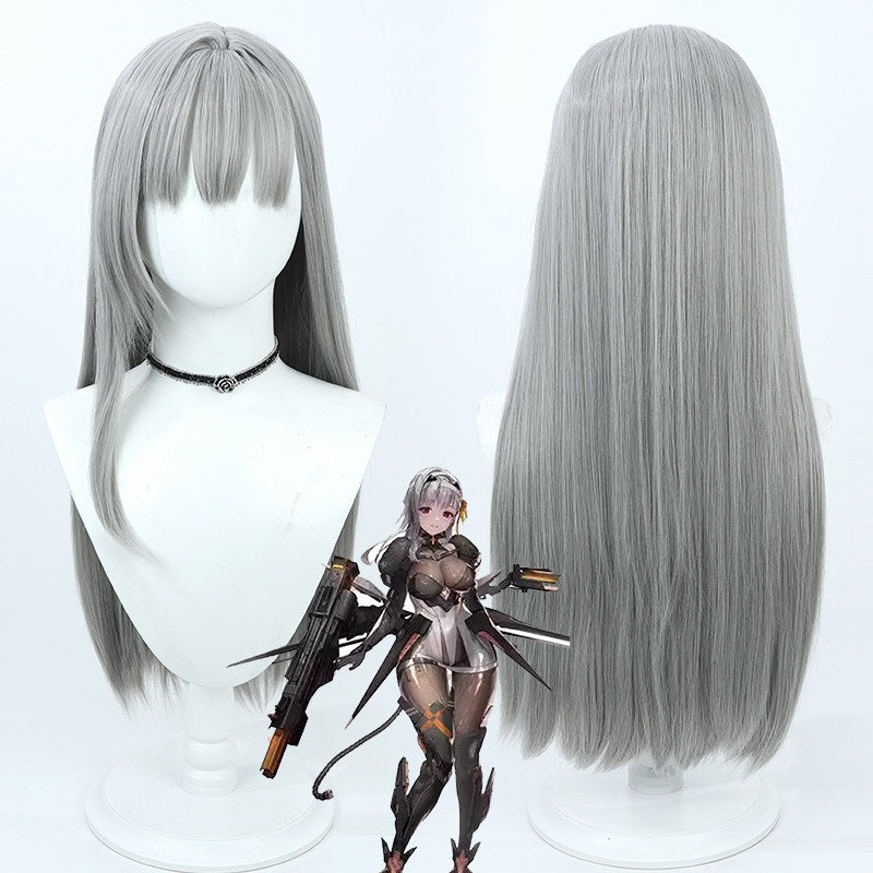 Cosplay Wigs Marian/Modernia Goddess of Victory: Nikke Grey Wigs
