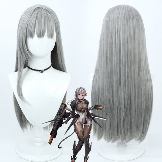 Cosplay Wigs Marian/Modernia Goddess of Victory: Nikke Grey Wigs