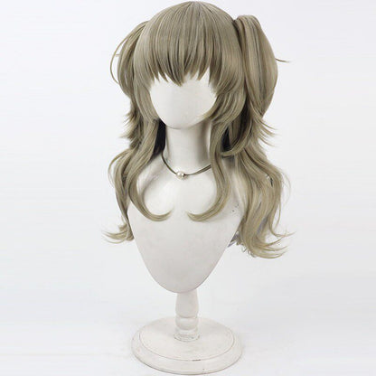 Cosplay Wigs Meimei Himari Indie VTuber Grey Brown Split Wigs