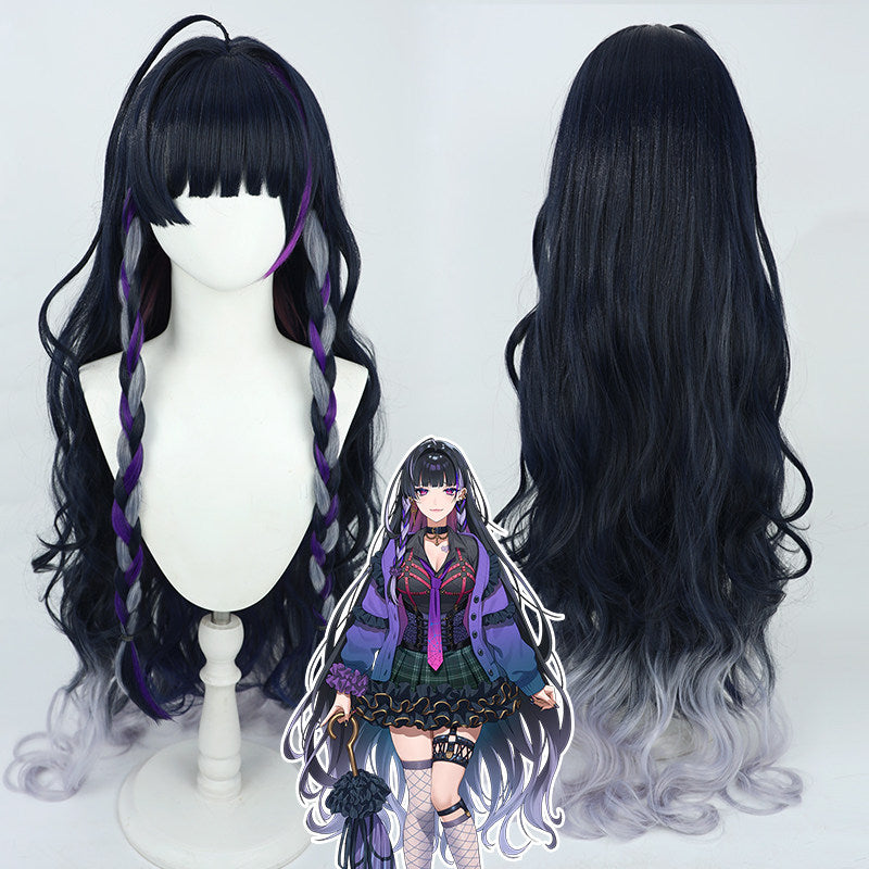 Cosplay Wigs Meloco Kyoran NIJISANJI VTuber Multi Highlight Wigs