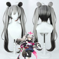 Cosplay Wigs Michiru Chidori Blue Archive Grey Gradient Wigs
